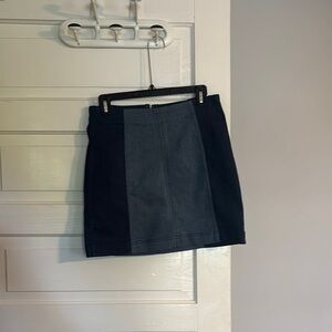 NWT Free People Two Toned Denim Skirt